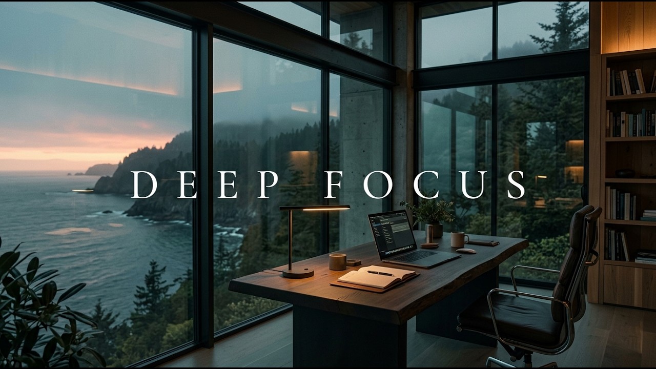Ambient Music for Deep Work - Relaxing Ambient for Focused Tasks - YouTube