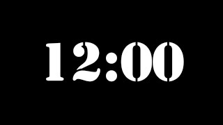 12 Minute Timer | 720 Second Timer | 12 Minute Countdown