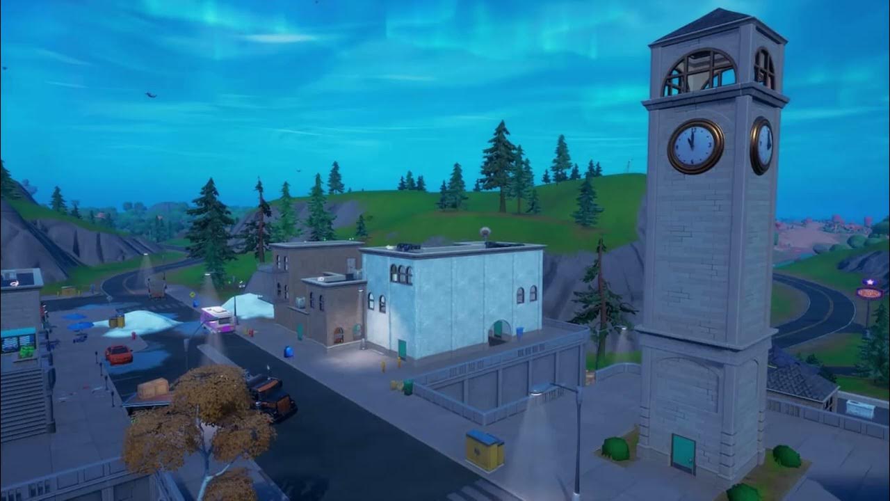 Tilted Towers Clock Tower Ring (Extended) YouTube