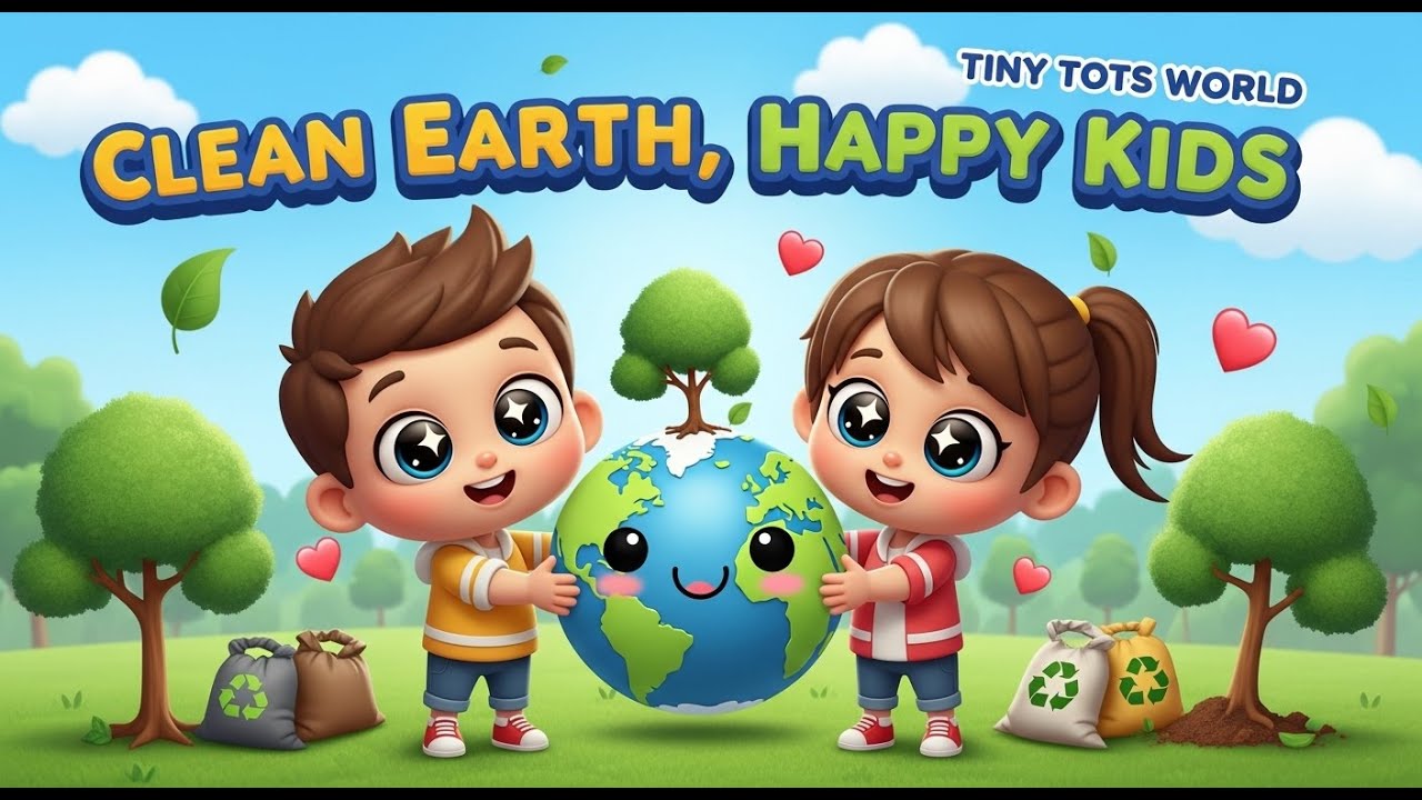 Happy Kids Save the Earth 💚 | Preschool Learning Song