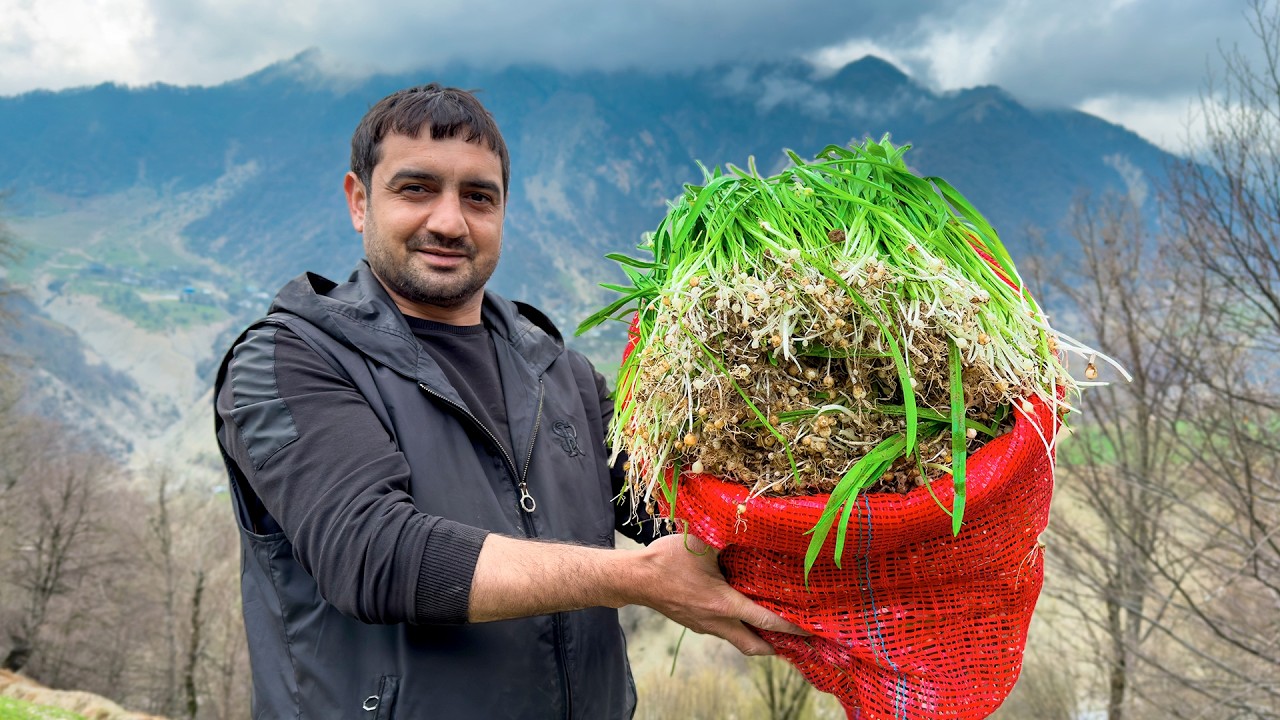 Peaceful Rural Simple Village Life - Grandma Cooking Traditional Recipes