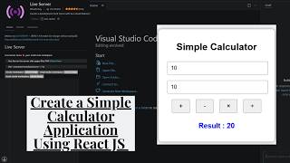 ReactJS #2 | Create a Simple Calculator Application Using React JS |