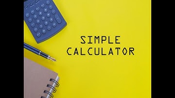 How To Make A Simple Calculator In Visual Studio 2019|RJOY CHANNEL