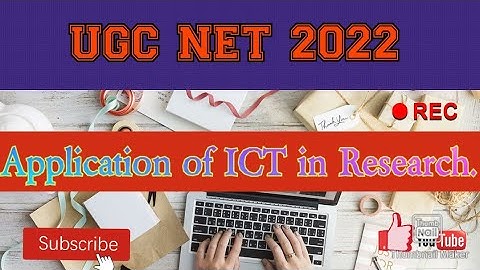 Application of ICT in Research paper 1 explain in hindi. #ugcnet  #research #margdarshanbybk