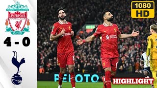Liverpool VS Tottenham Hotspurs 4 - 0 || Highlight And Goals || Semifinal, Carabao Cup 2025 ⚽🔥🔥