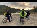 Lake Chabot Ride, Dirt paths, night ride with a Sur Ron, Super73, EUC, and Zooz