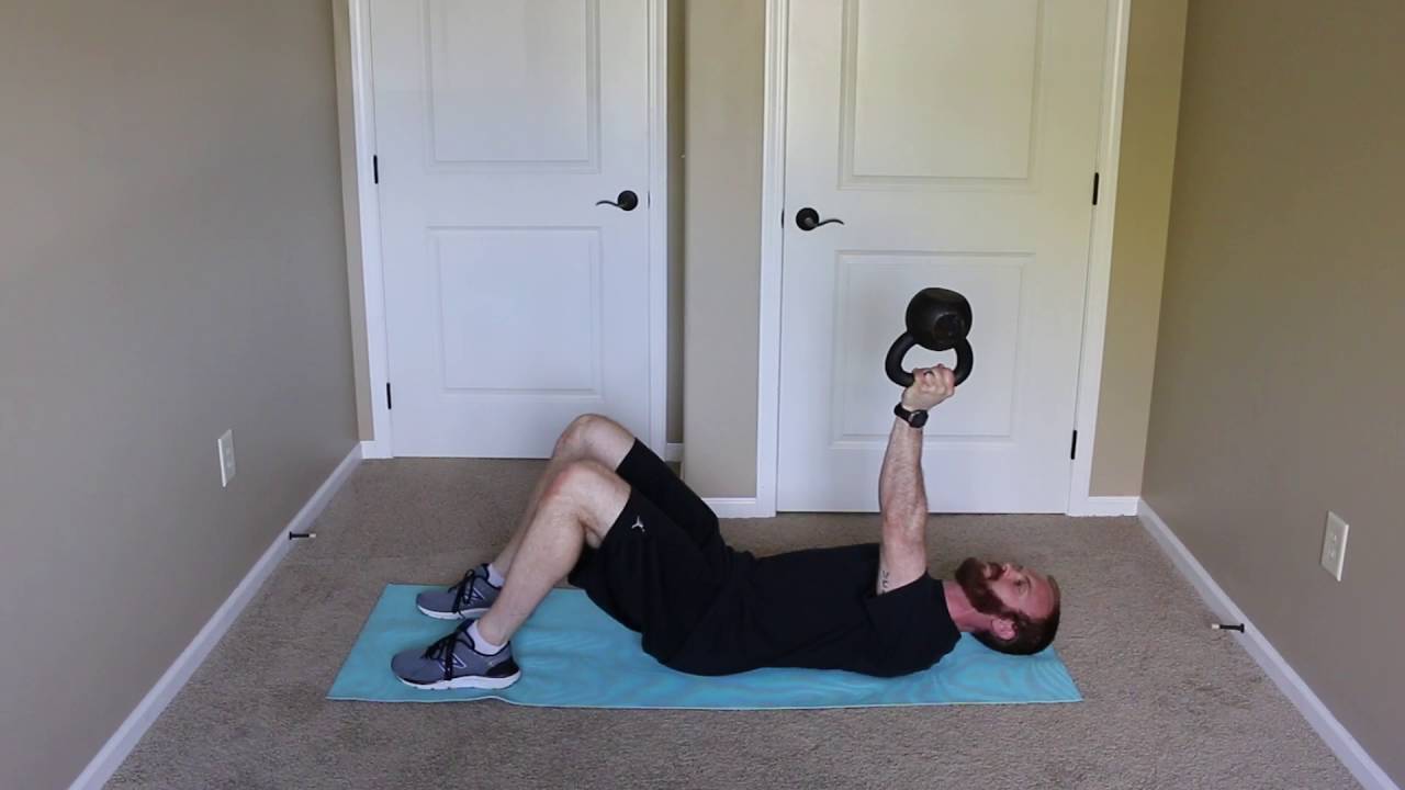 Bottoms Up Kettlebell Floor Press YouTube
