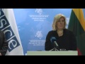 Užsienio reikalų ministro ir ESBO atstovės žiniasklaidos laisvei spaudos konferencija