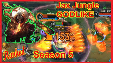 RANKED WILD RIFT : JAX JUNGLE GODLIKE