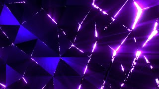 Geometric Bright Neon Triangular Background video | Footage | Screensaver