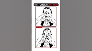 💥3 differences that only discerning geniuses can find [Prevent dementia] #shorts