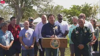 Live: Governor DeSantis speaks in Hardee County after Hurricane Ian