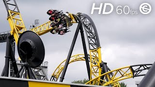 NO COPYRIGHT Lost Gravity, Walibi Holland (60fps Offride POV)