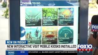 New interactive Visit Mobile kiosks installed