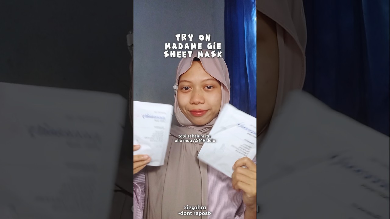 cobain sheet mask madame gie🤩 