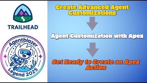 Get Ready to Create an Apex Action || Agent Customization with Apex