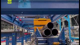 Steel pipe stacking machine in Thailand