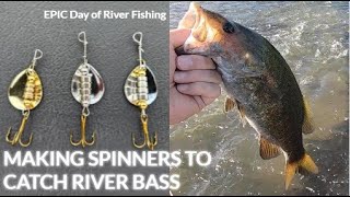 Making Fishing Spinners For RIVER FISHING