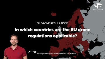 In which countries are the EU drone regulations applicable? #DroneRegulations #EUDrones