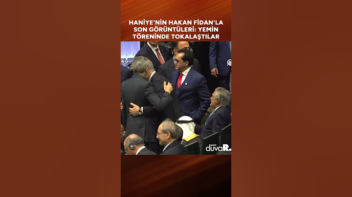Haniye'nin Hakan Fidan'la son görüntüleri: Yemin töreninde tokalaştılar #shorts