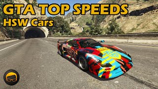 Fastest Hao's Special Works Cars  GTA 5 Best Fully Upgraded Cars Top Speed Countdown