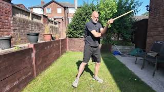 Double Stick Flow Training in the Garden | Daily Kali Practice