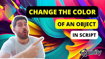 🔀 HOW TO CHANGE THE COLOR OF AN OBJECT THROUGH SCRIPT IN UNITY | Unity Tutorial