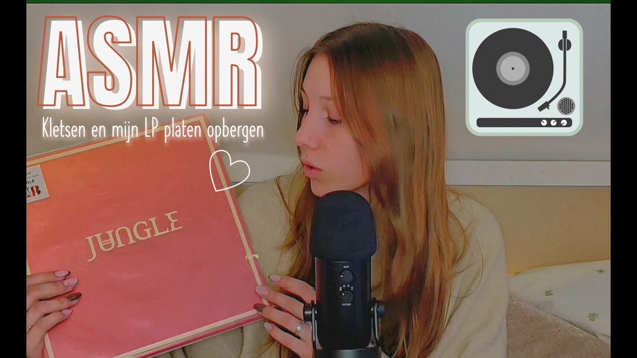 ASMR ~ Kletsen en mijn LP platen opbergen 💽🤍~ Extra lange video