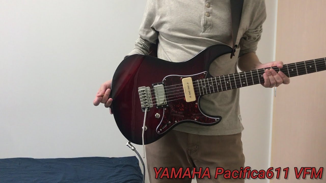 【My New Guitar】YAMAHA Pacifica 611VFM DRB【Sanding Down Guitar Neck】 YouTube