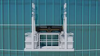 EDELSTRO - Next-Gen Facade Cleaning Robot (빌딩 외벽 청소로봇)  manufactured by CSCAM Co. in South KOREA.