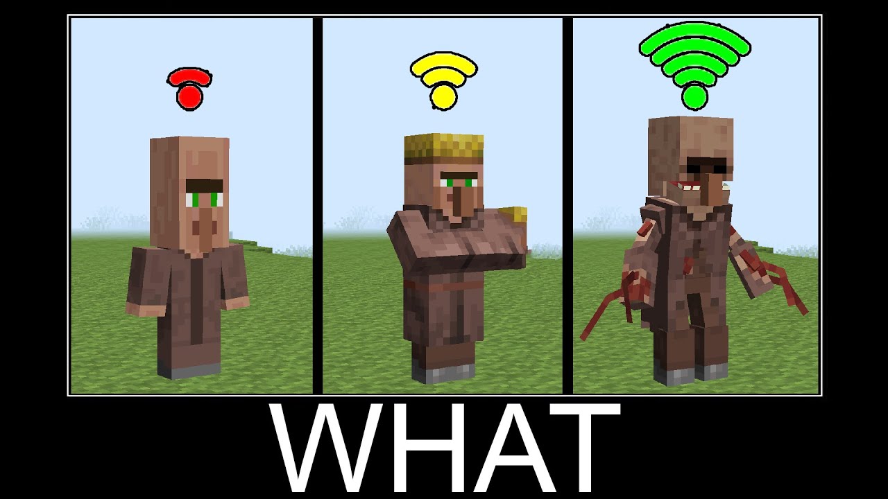 minecraft villager meme