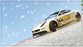 RACING IN THE SNOW!