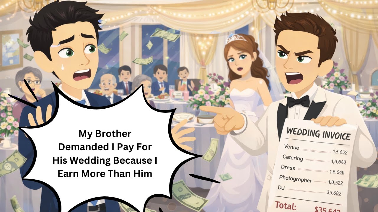 My Brother Demanded I Pay For His Wedding Because I Earn More Than Him