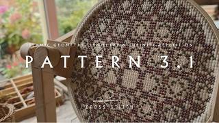 Pattern 3.1 | Islamic Geometry Star & Cross Tutorial (Quiet Stitching, No Talking, ASMR)