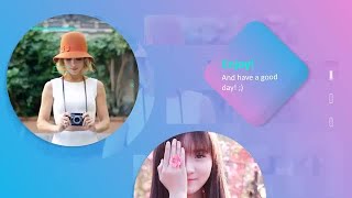 Happy Gradient Slideshow After Effects Templates