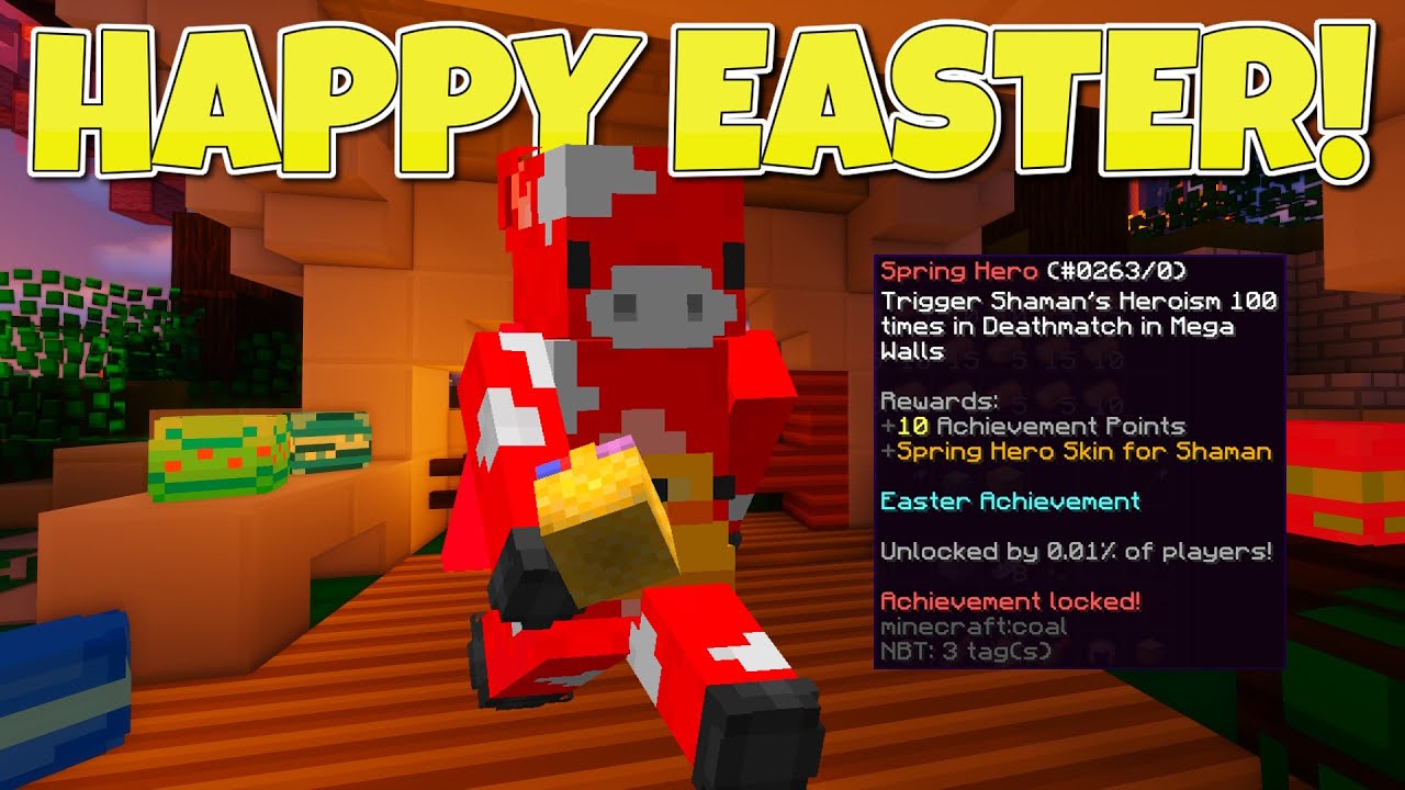 happy easter! - 50/52 easter achievements! (Hypixel)
