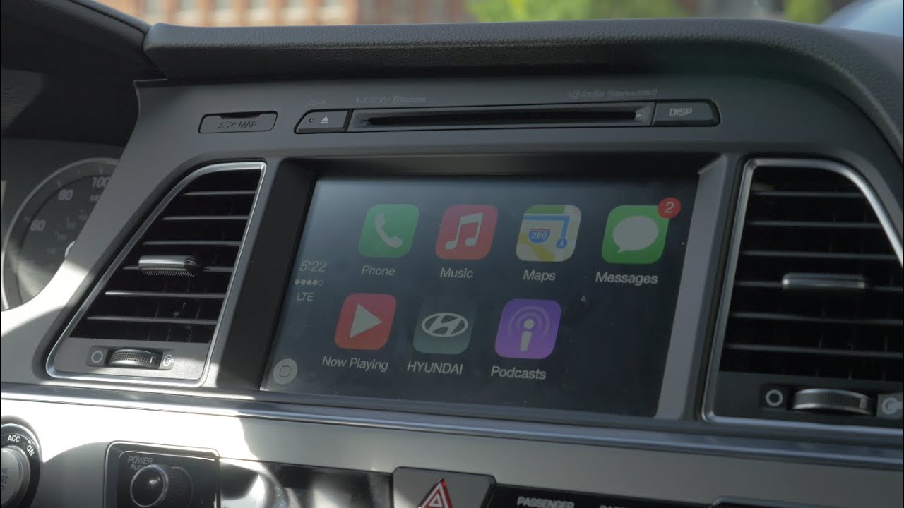 Apple CarPlay Hands On 2015 Hyundai Sonata YouTube