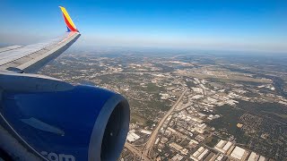Landing in Austin, TX (AUS) - Southwest Airlines 737-800