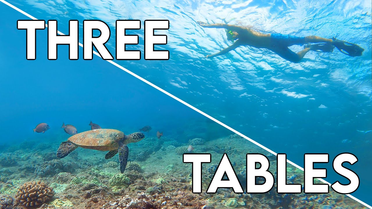 Snorkeling at Three Tables Oahu Snorkeling Spots Best places to