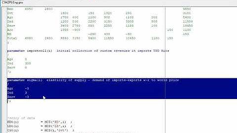 CGE models: relations with the rest of the world - Correction
