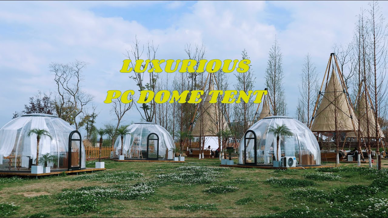 LUXO transparent PC dome tent