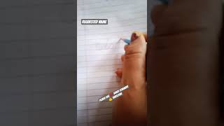 Requested name writing in calligraphy  🖌️📝🙂 #shorts | #shorts #ytshort #viral #calligraphy #art