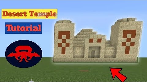 How to Build a Desert Temple in Minecraft | Step by Step Tutorial