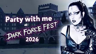 VLOG: Amulet takes Dark Force Fest 2026! 🐦‍⬛🏰✨ | Goth fashion, girldustrial, parties & shopping