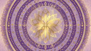 PURPLE & GOLD LOTUS Mandala Art in 4K | SACRED GEOMETRY | Art for TV | Meditation & Relaxation screenshot 4
