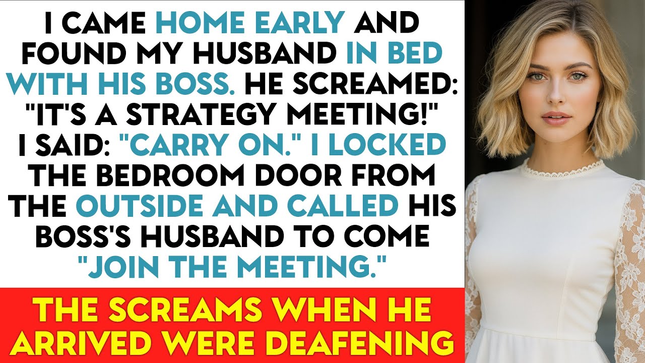 I Came Home Early And Found My Husband In Bed With His Boss. He Screamed: 
