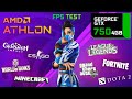 БЮДЖЕТНЫЙ КОМП ATHLON X4 970 + GTX750 4GB ФПС ТЕСТ(DOTA/WOT/CSGO/MINECRAFT/GTAV/GENSHIN FPS TEST)