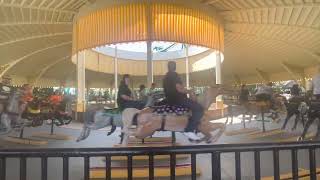 Cedar downs derby racing carousel at Cedar point