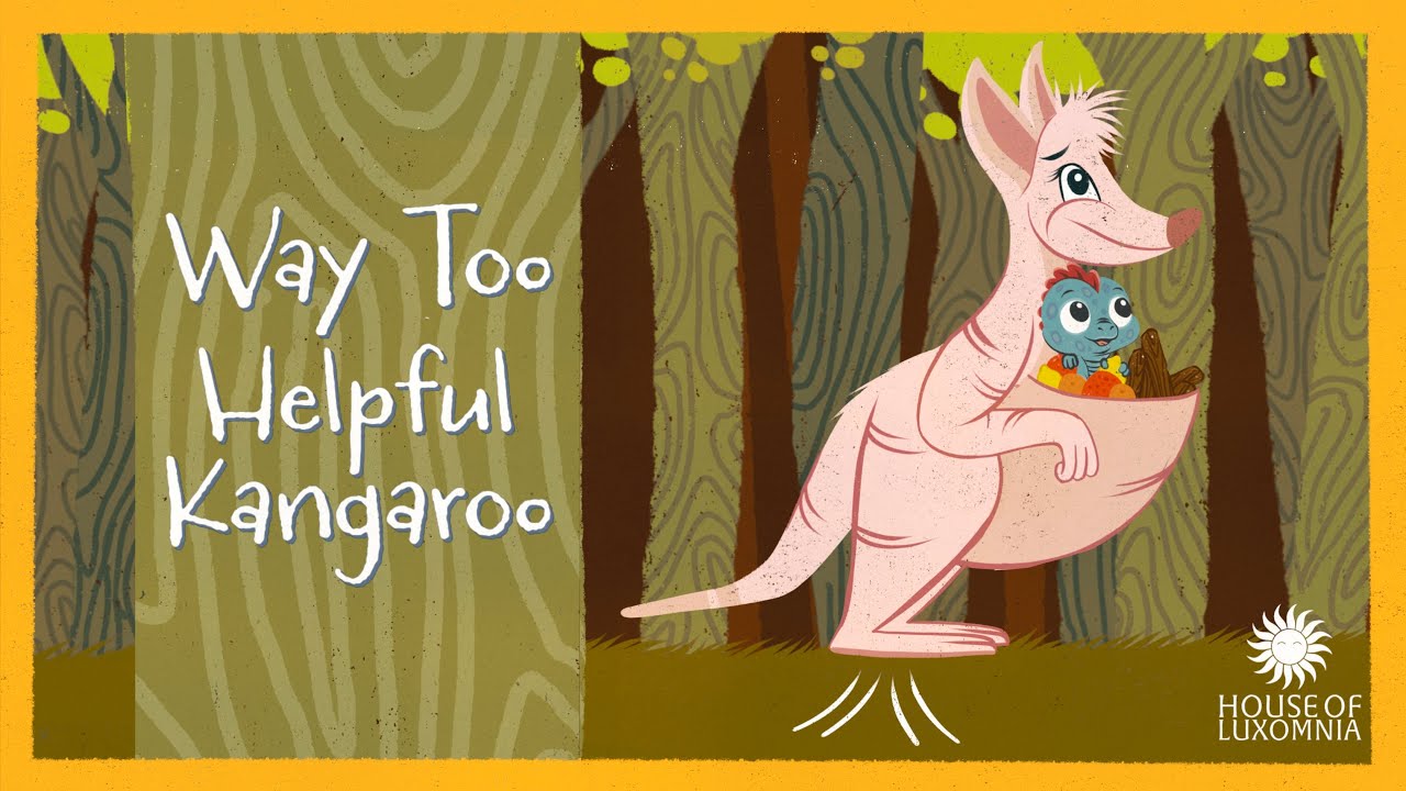 Storytime in Rhyme (Animal Stories for Kids) - Way Too Helpful Kangaroo
