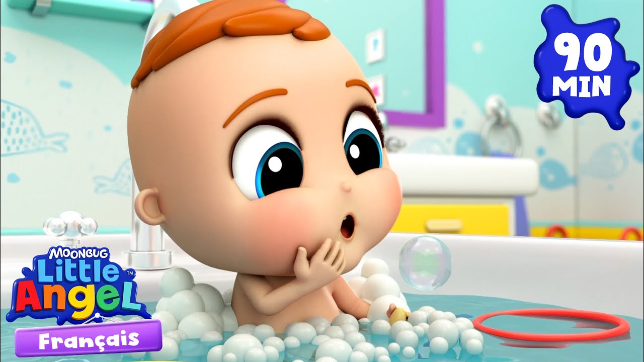 L'Heure du Bain | Comptines avec Bébé Louis | Little Angel Français